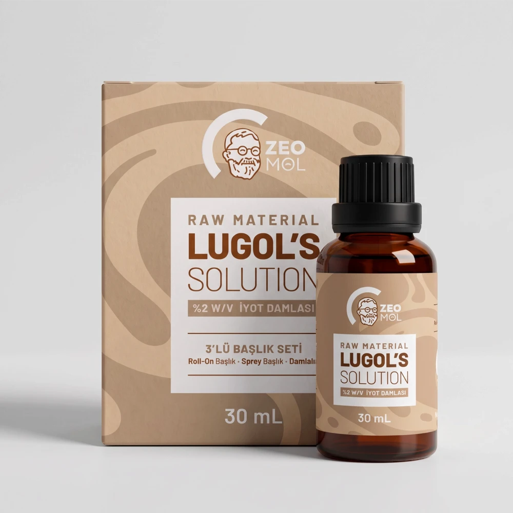 Raw Material Lugol's Solution İyot %2 Damla 30 ml
